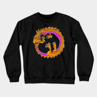 The Ouroboros or Uroboros Dragon Crewneck Sweatshirt